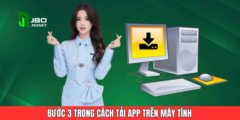 Bước 3 trong cách tải app trên máy tính